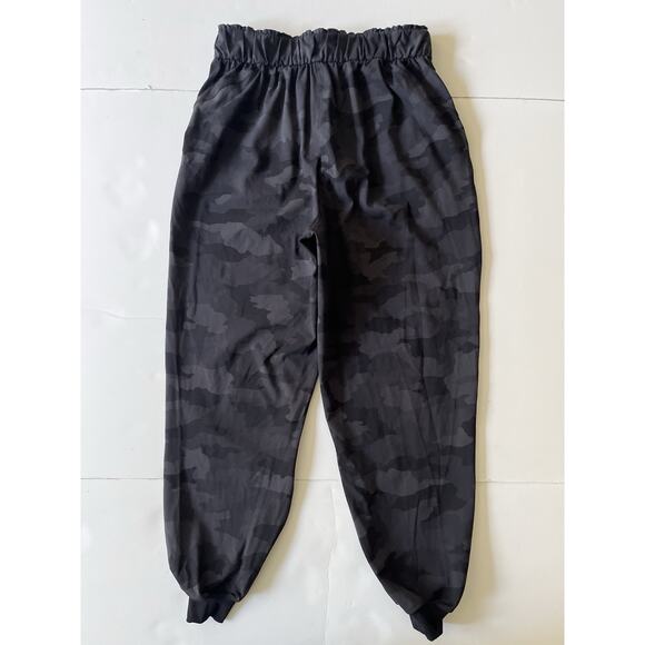 Lululemon Heritage 365 Joggers Pants Women 6 Camo Deap Coal Full Length Pockets - Picture 10 of 10
